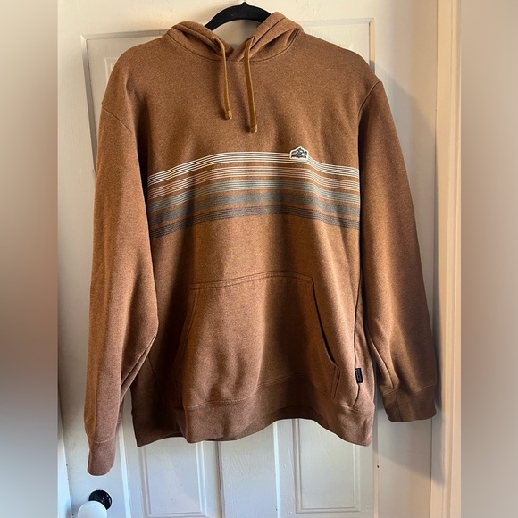 Patagonia Other - Patagonia Brown Striped Pullover Hoodie with Hood
